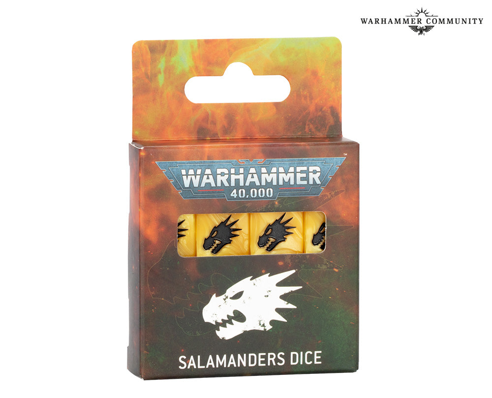 Games Workshop 55-63 - Warhammer 40,000 - Salamanders: Dice