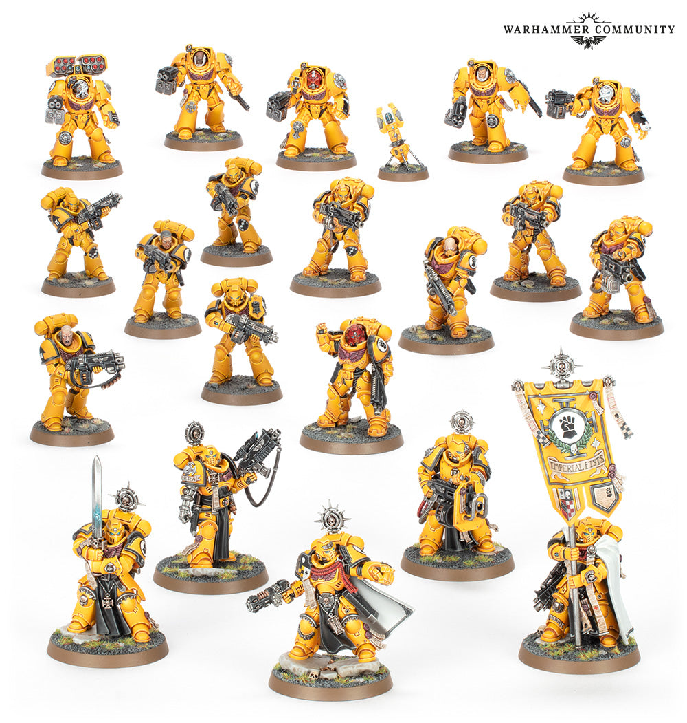 Games Workshop 73-557 - Warhammer 40,000 - Imperial Fists: Combat Patrol