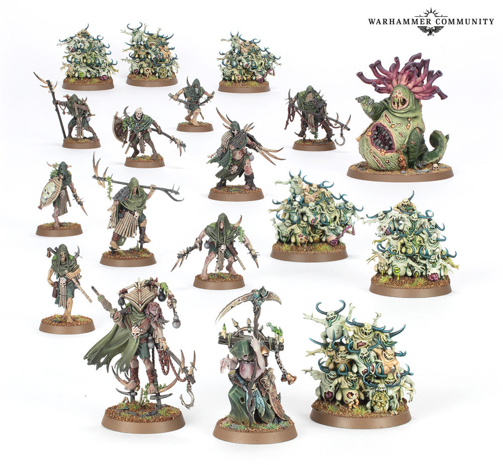 Games Workshop 70-838 - Age of Sigmar - Maggotkin of Nurgle: Bubonic Cell Spearhead