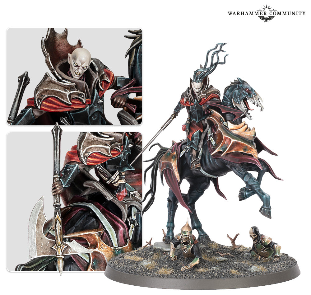 Games Workshop 91-82 - Age of Sigmar - Soulblight Gravelords: Vampire Lord on Nightmare Steed