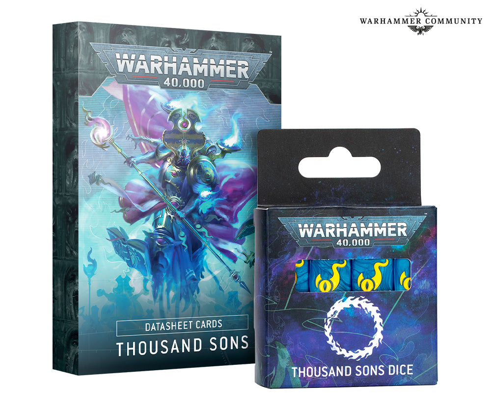 Games Workshop 36-02 - Warhammer 40,000 - Thousand Sons: Datasheet Cards