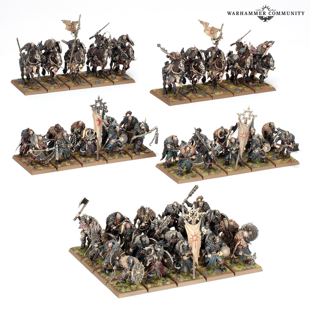 Games Workshop 08-18 - Warhammer: The Old World - Warriors of Chaos: Chaos Marauders Army Reinforcement Set