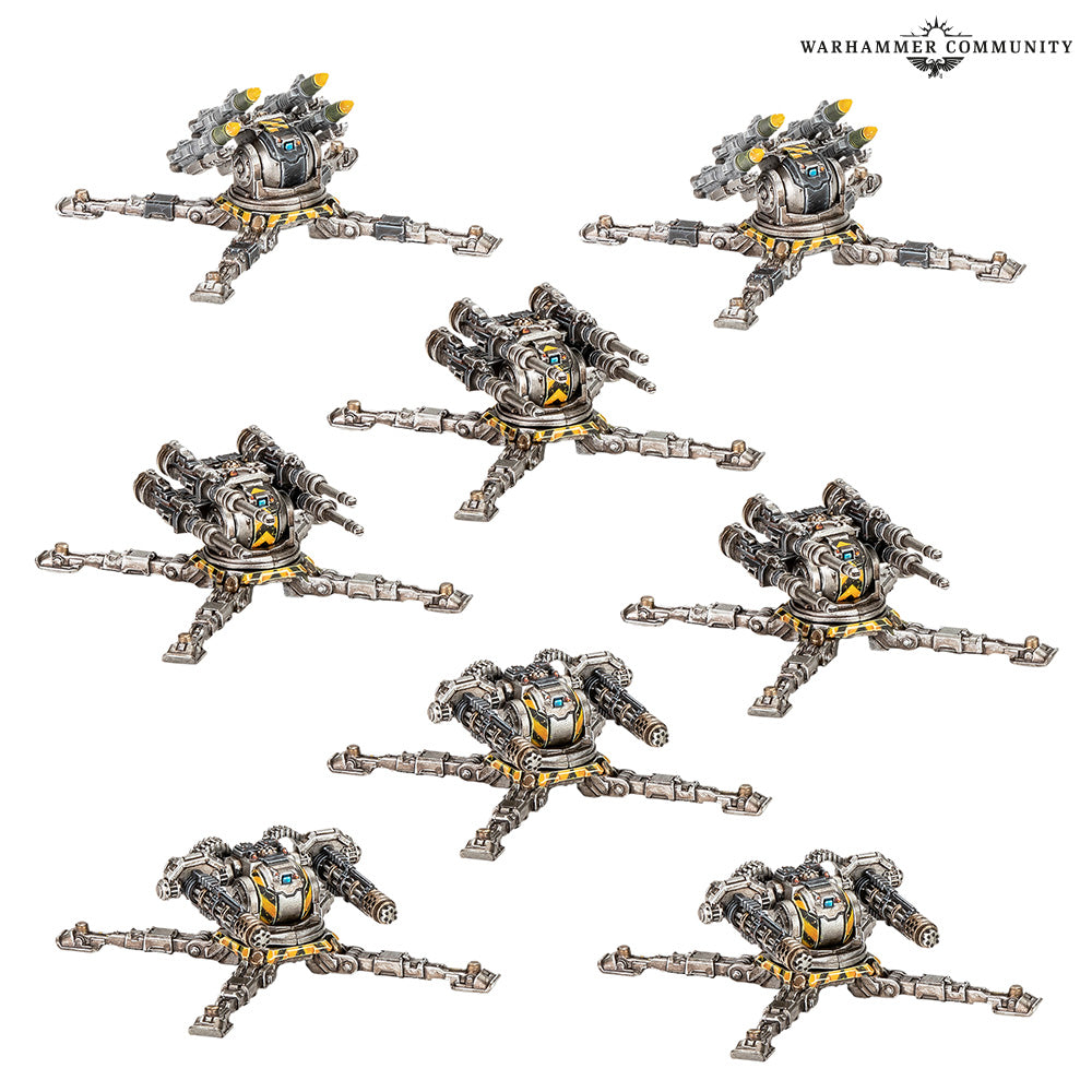 Games Workshop 03-101 - Legions Imperialis - Legiones Astartes: Araknae Weapons Platform Batteries