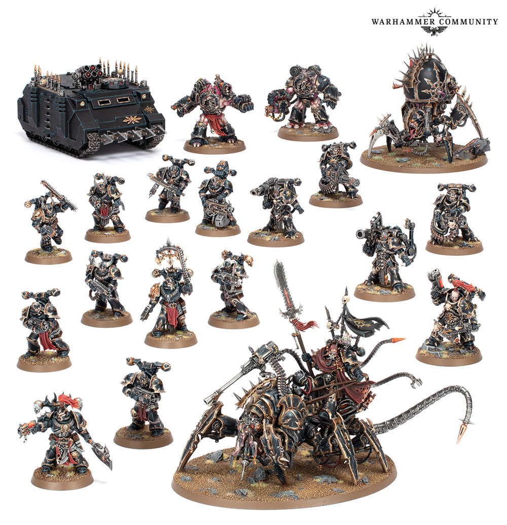 Games Workshop 71-43 - Warhammer 40,000 - Chaos Space Marines: Hellforged Warband