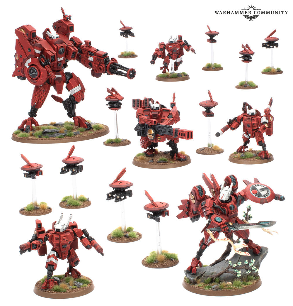 Games Workshop 71-56 - Warhammer 40,000 - T'au Empire: Farsight Cadre