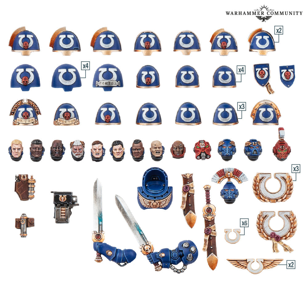 Games Workshop 55-72 - Warhammer 40,000 - Ultramarines: Upgrades and Transfers