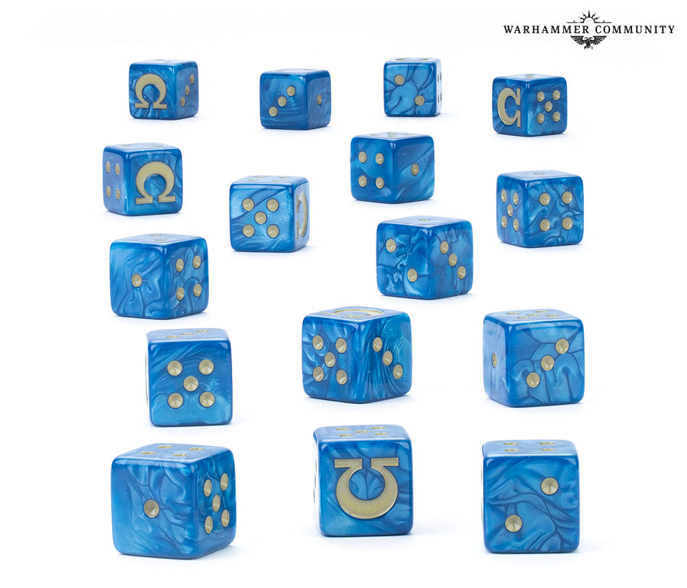 Games Workshop 55-66 - Warhammer 40,000 - Ultramarines: Dice
