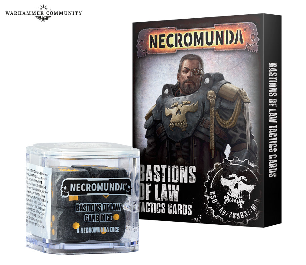 Games Workshop 301-49 - Necromunda - Palanite Enforcers: Bastions of Law Tactics Cards