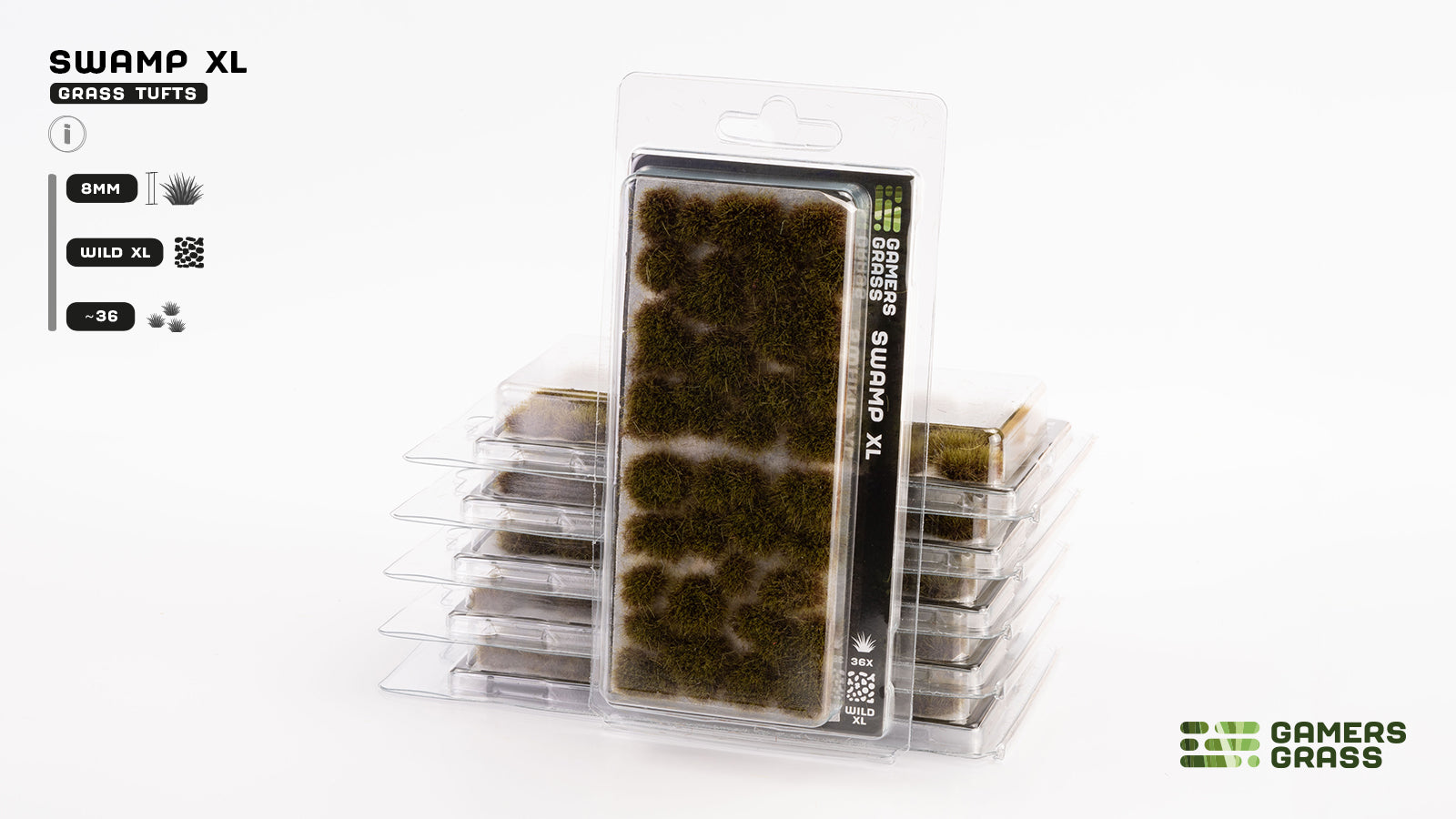 Gamers Grass GG8-SW - Swamp XL 8mm