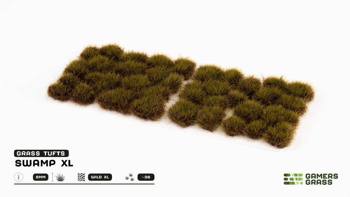 Gamers Grass GG8-SW - Swamp XL 8mm - MrMuffin'sTrains