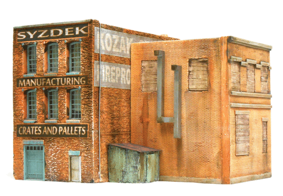 Downtown Deco HO 1057 - Syzdek Manufacturing Building (Kit)