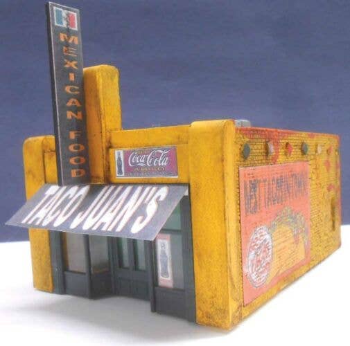 Downtown Deco HO 1082 - Taco Juan's Building (Kit)