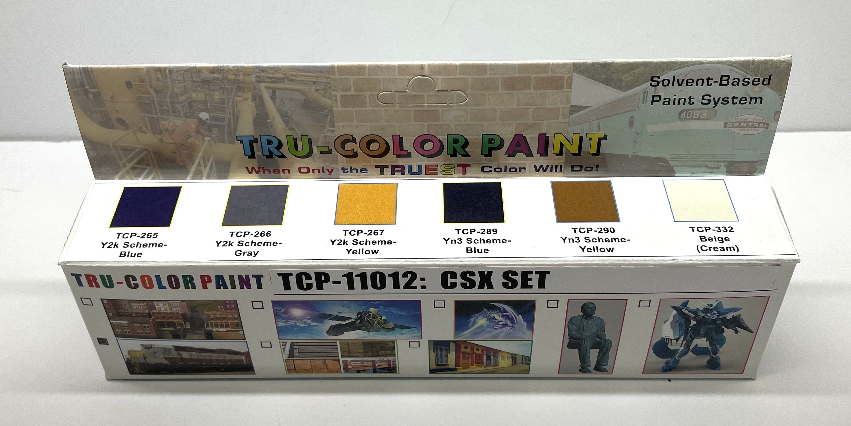 Tru-Color Paint - TCP-11012 - CSX Set (Solvent-Based Paint)