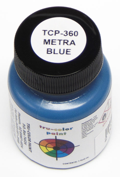 Tru-Color Paint - TCP-360 - METRA - Blue (Solvent-Based Paint)