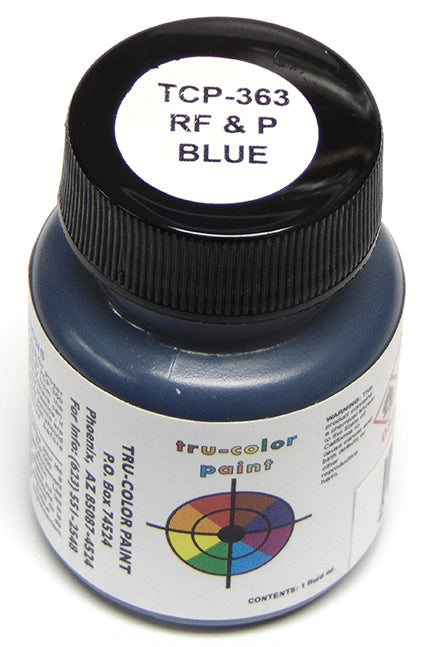 Tru-Color Paint TCP-363 - RF&P - Blue (Solvent-Based Paint)