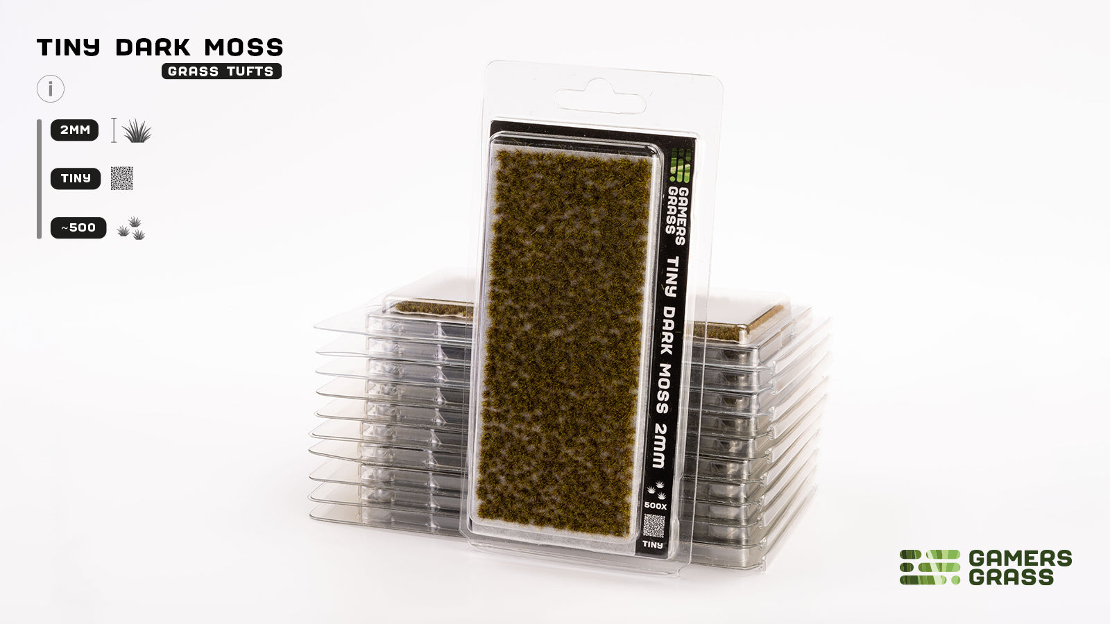 Gamers Grass GGTT-DM - Tiny Tufts Dark Moss