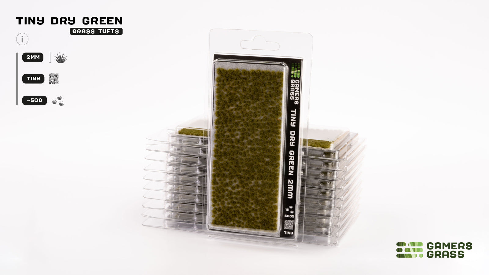 Gamers Grass GGTT-DG - Tiny Tufts Dry Green