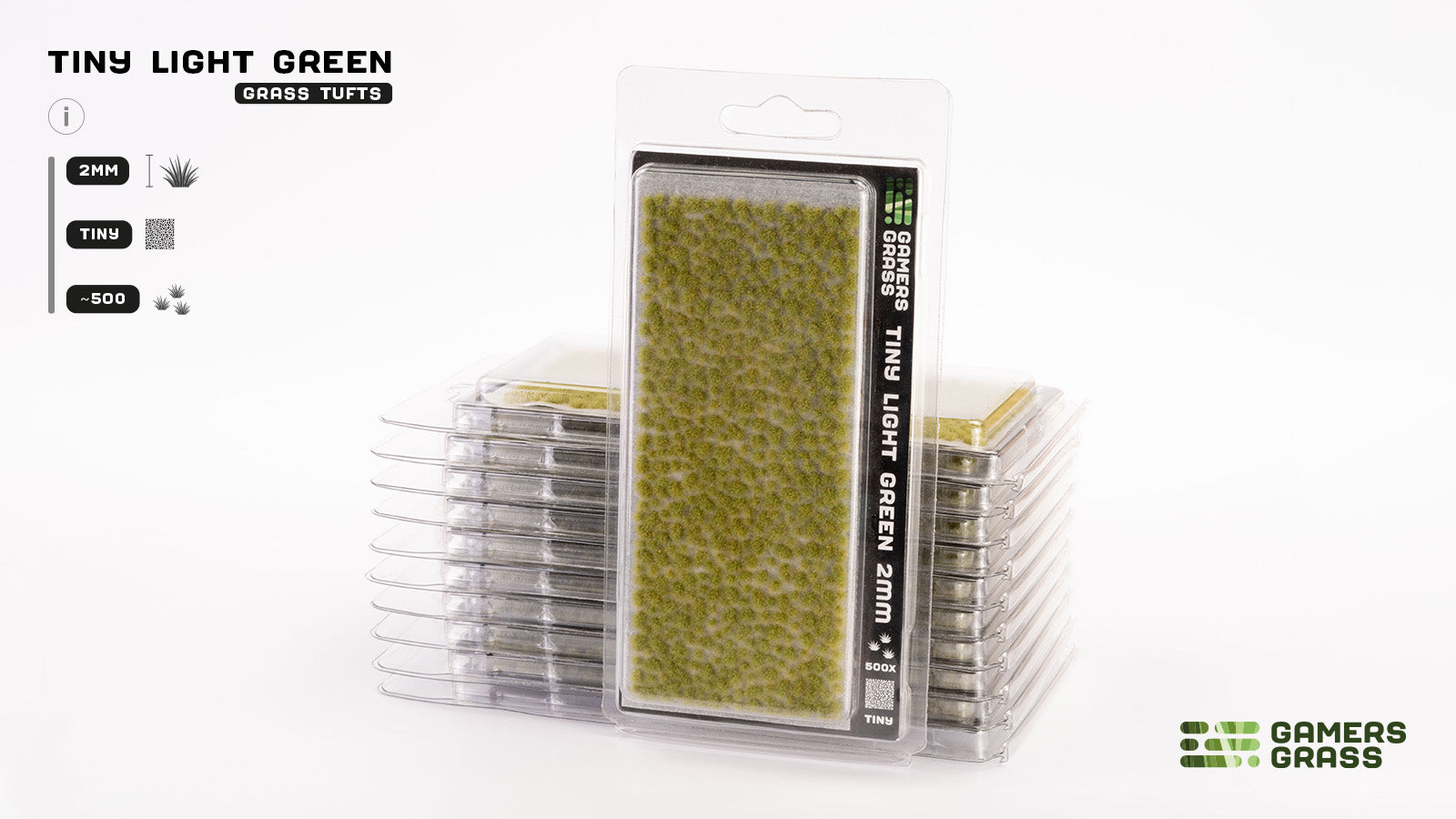 Gamers Grass GGTT-LG - Tiny Tufts Light Green