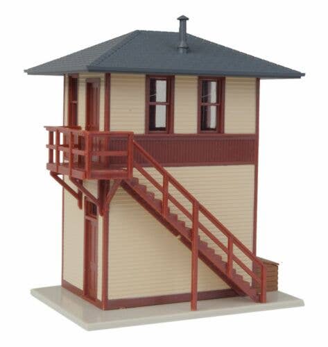 Walthers HO 931-810 - Trainline - Trackside Signal Tower (Assembled)