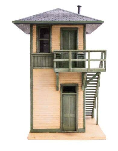 Walthers HO 933-3556 - Cornerstone - Trackside Signal Tower Kit