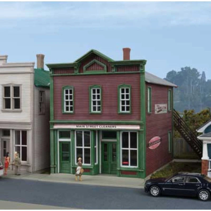 Walthers HO 933-3667 - Cornerstone - Main Street Cleaners Building Kit