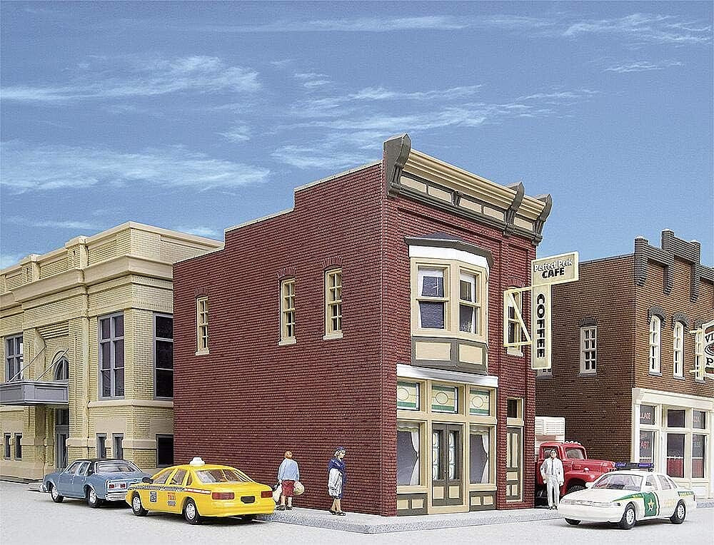 Walthers HO 933-3468 - Cornerstone - Perfect Perk Cafe Building Kit