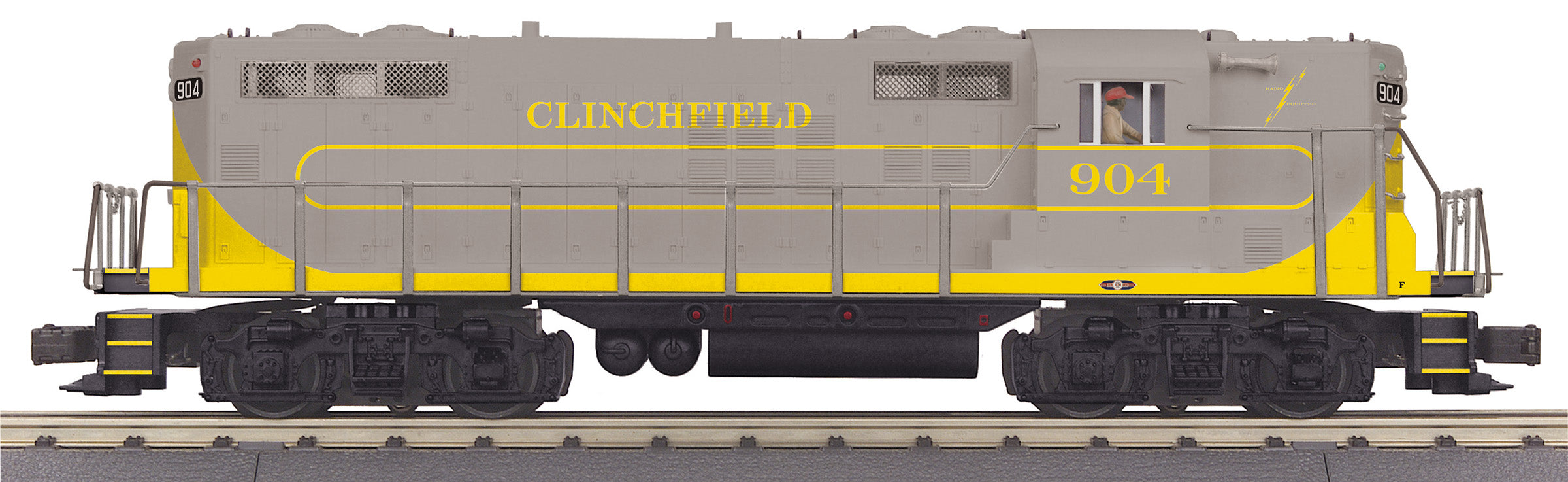 MTH 20-21537-1 - GP-7 Diesel Engine "Clinchfield" w/ PS3 #904 - Custom Run for MrMuffin'sTrains