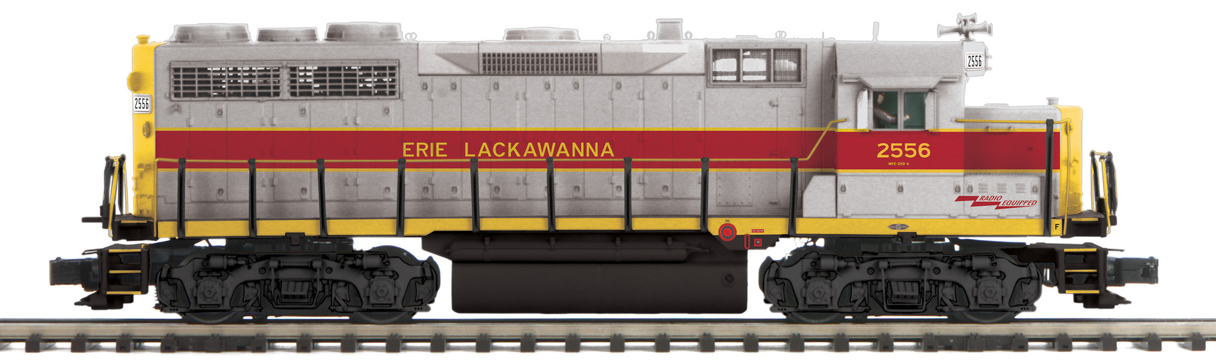 MTH 20-21553-1 - GP-35 Diesel Engine "Erie Lackawanna" #2556 w/ PS3