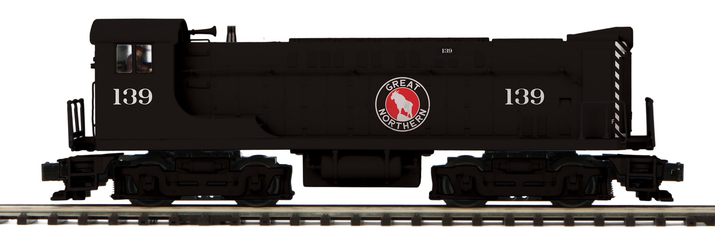 MTH 20-21606-1 - VO 1000 Diesel Engine "Great Northern" #139 w/ PS3 (Hi-Rail Wheels)