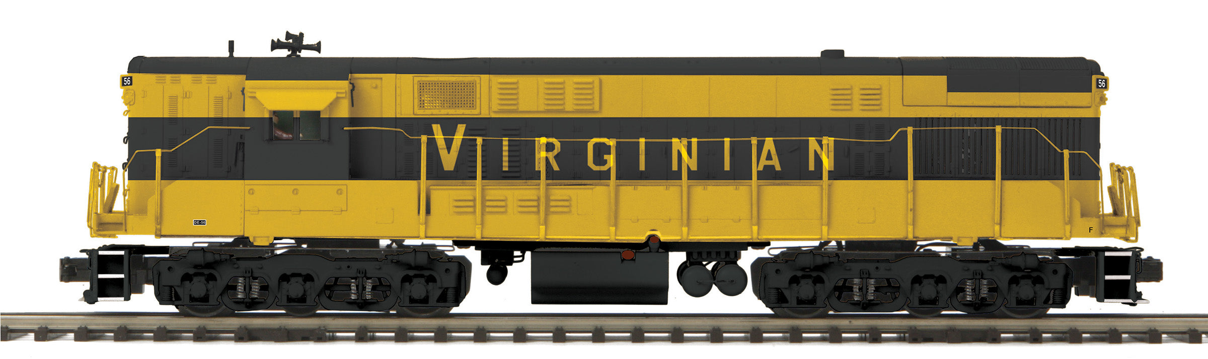 MTH 20-21651-1 - FM Train Master Diesel Engine "Virginian" #56 w/ PS3 (Hi-Rail Wheels)