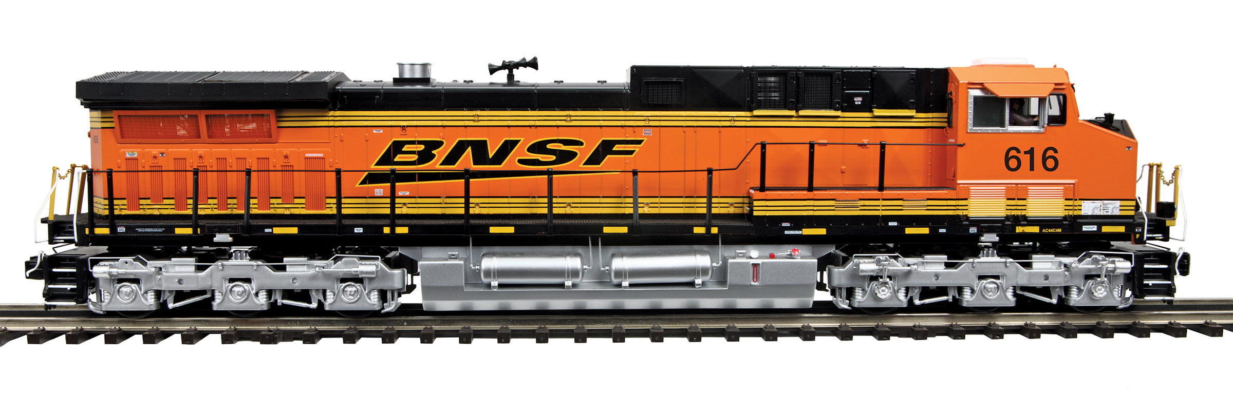 MTH 20-21741-1 - AC4400cw Diesel Engine "BNSF " #616 w/ PS3 (Hi-Rail Wheels)
