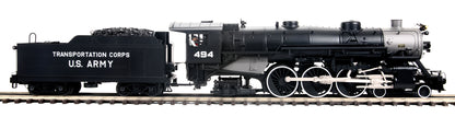 MTH 20-3812-1 - 4-6-2 USRA Pacific Steam Engine "U.S. Army" #493 w/ PS3 - MrMuffin'sTrains