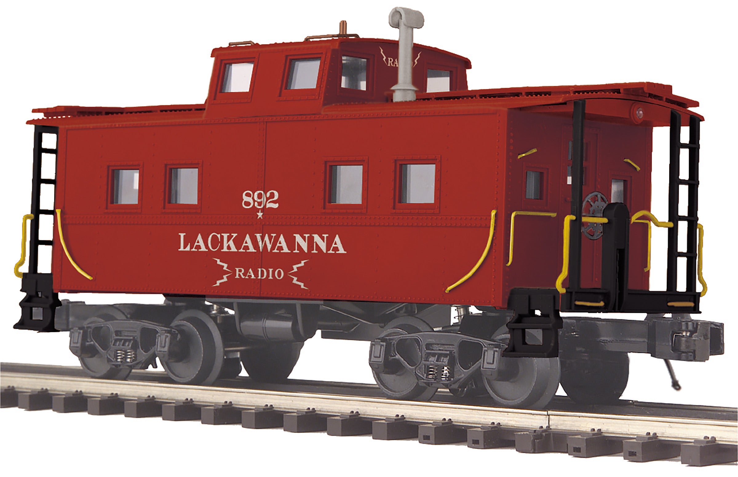 MTH 20-91744 - Steel Caboose (Center Cupola) "Lackawanna" #892 - Custom Run for Public Delivery Track & MrMuffin'sTrains