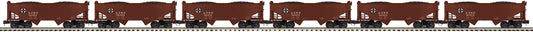 MTH 20-92202 - 2-Bay Offset Hopper Car Set "Santa Fe" (6-Car) - Set #2 - MrMuffin'sTrains