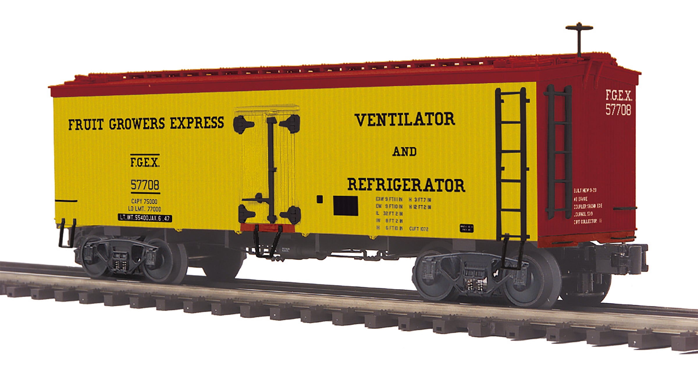 MTH 20-94622 - 36' Woodsided Reefer Car "Fruit Growers Express"