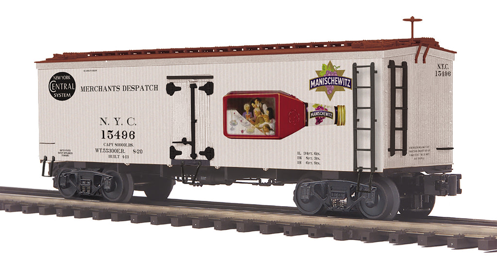 MTH 20-94657 - 36’ Woodsided Reefer Car "New York Central" (Manischewitz Wine)