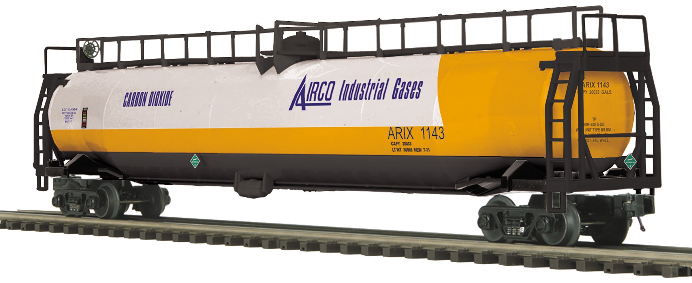 MTH 20-96814 - 33K Gallon Tank Car "Airco" – MrMuffin'sTrains