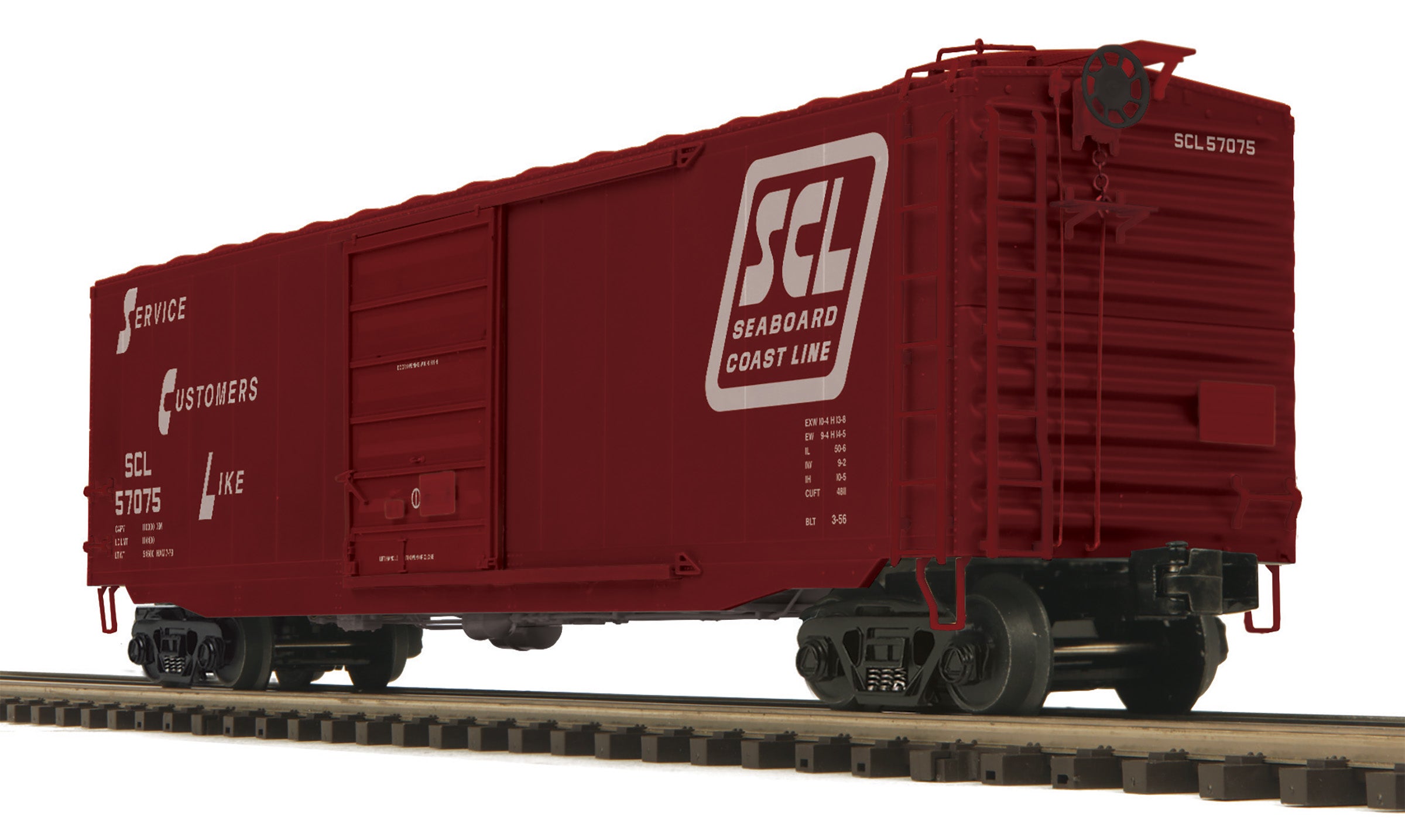 MTH 20-99314 - 50' PS-1 Box Car "Seaboard" w/ Pullman Standard Door – MrMuffin'sTrains