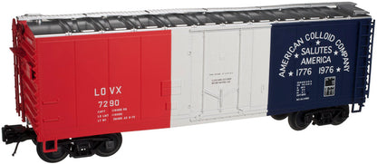 Atlas O 2002351 - Trainman - 40' Plug Door Boxcar "American Colloid" (2-Rail)