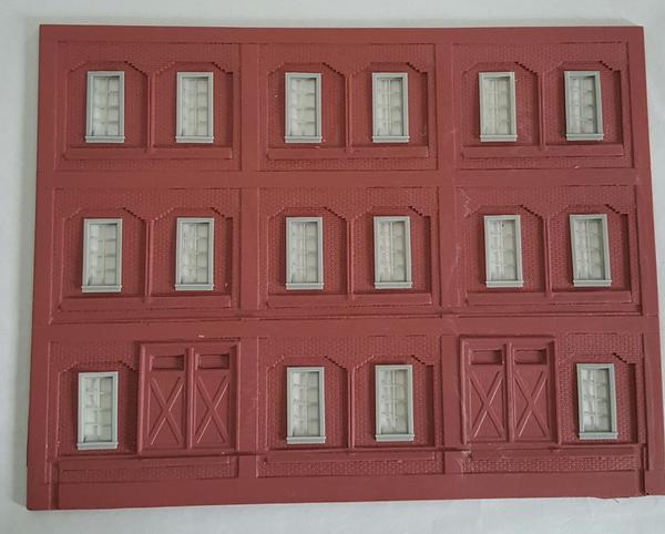 Korber Models #D0061 - O Scale - Front Wall w/ 2 Double Doors