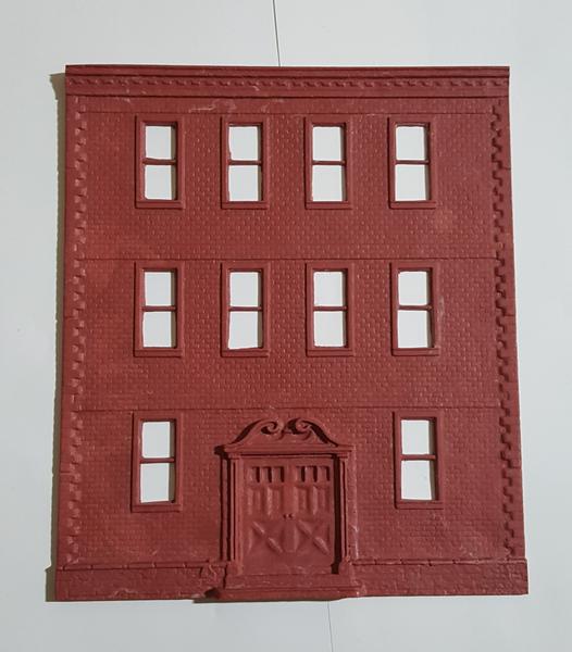 Korber Models #D0069 - O Scale - Apartment Building Front Wall