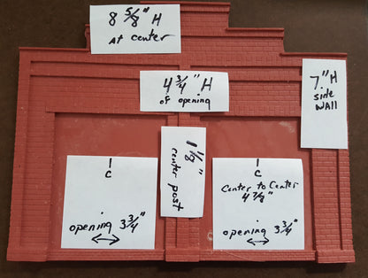 Korber Models #306 - O Scale - 2 Stall Diesel Shed Kit - MrMuffin'sTrains