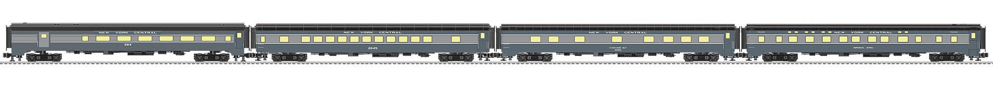 Lionel 2127310 - Southwestern Limited 21" Passenger Car Set "New York Central" (4-Car)