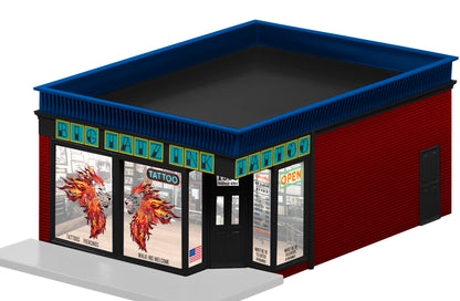 Lionel 2129010 - Building Store "Big Tatz Ink" - MrMuffin'sTrains