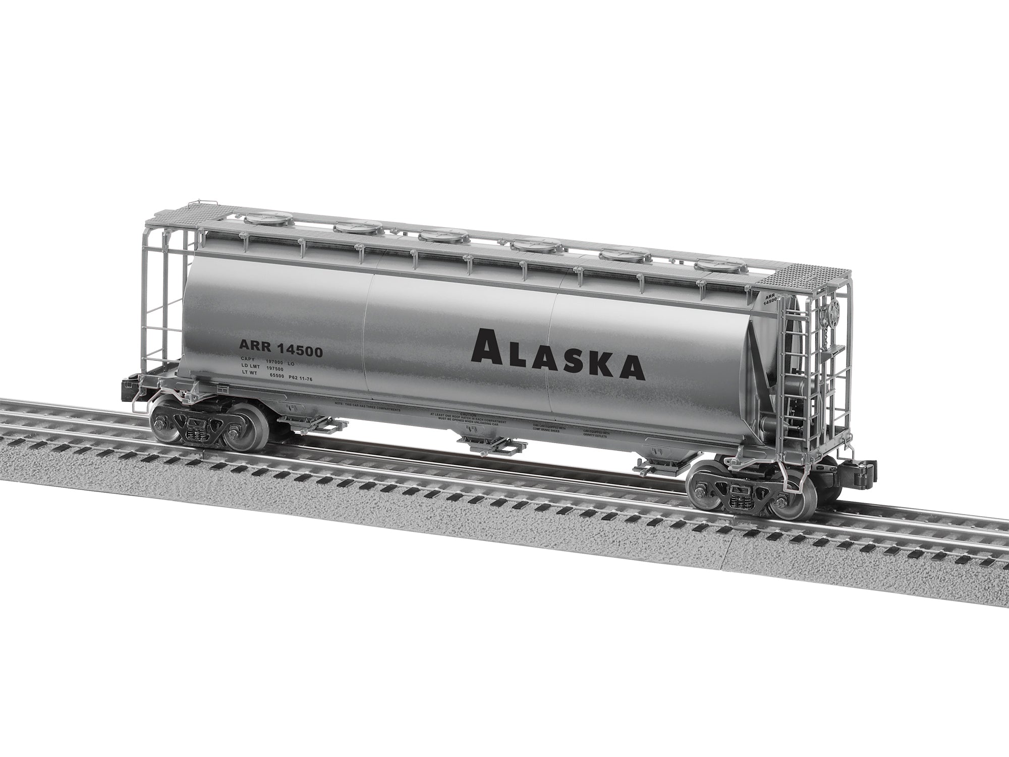 Lionel 2226090 - Cylindrical Covered Hopper Car "Alaska" #14500