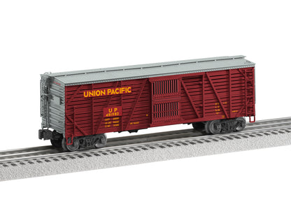 Lionel 2226920 - Vision Line Stock Car "Union Pacific" (3-Car) - One car with Sound - MrMuffin'sTrains