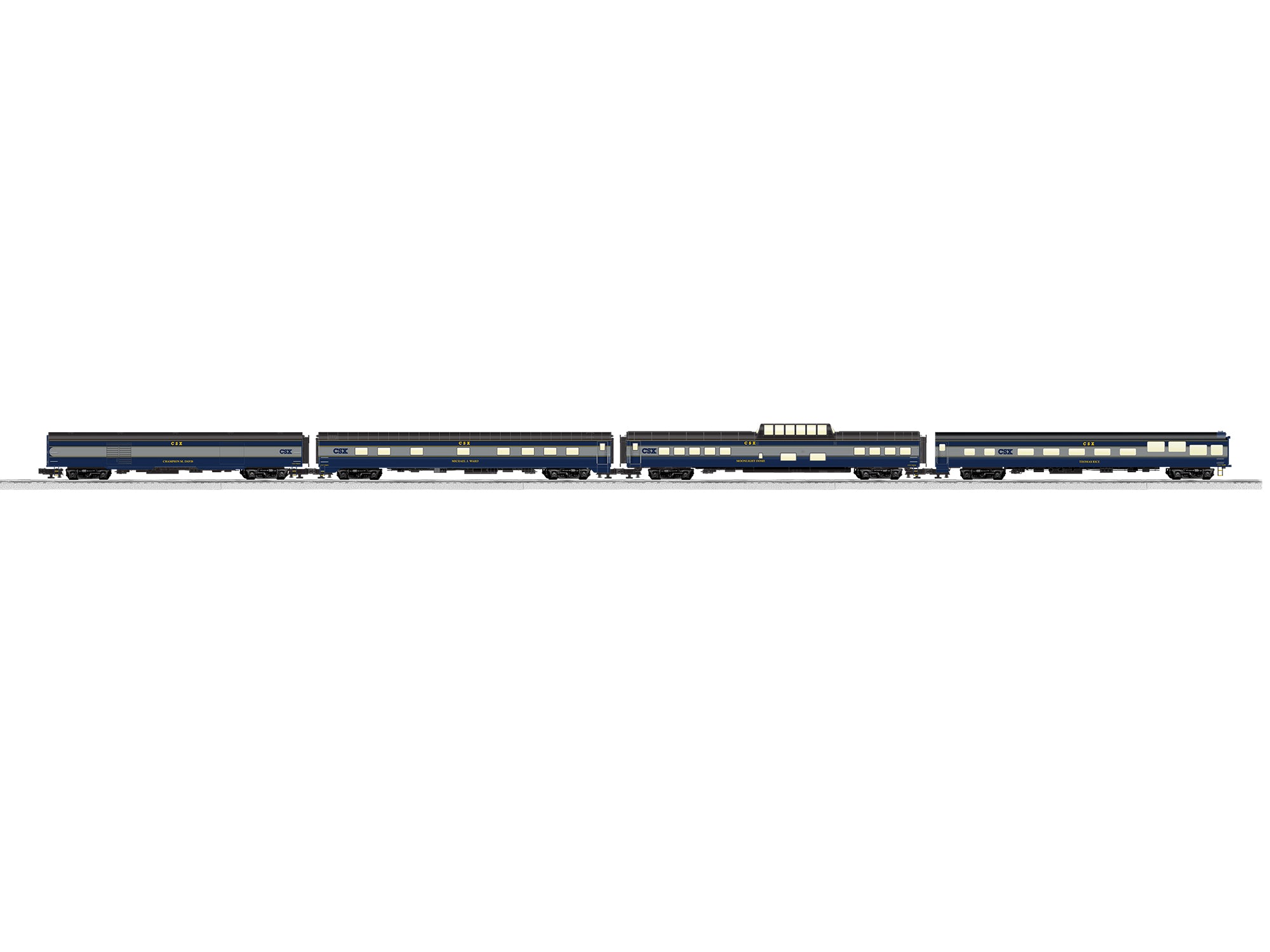 Lionel 2227350 - Business Train Passenger Car Set "CSX" (4-Car)