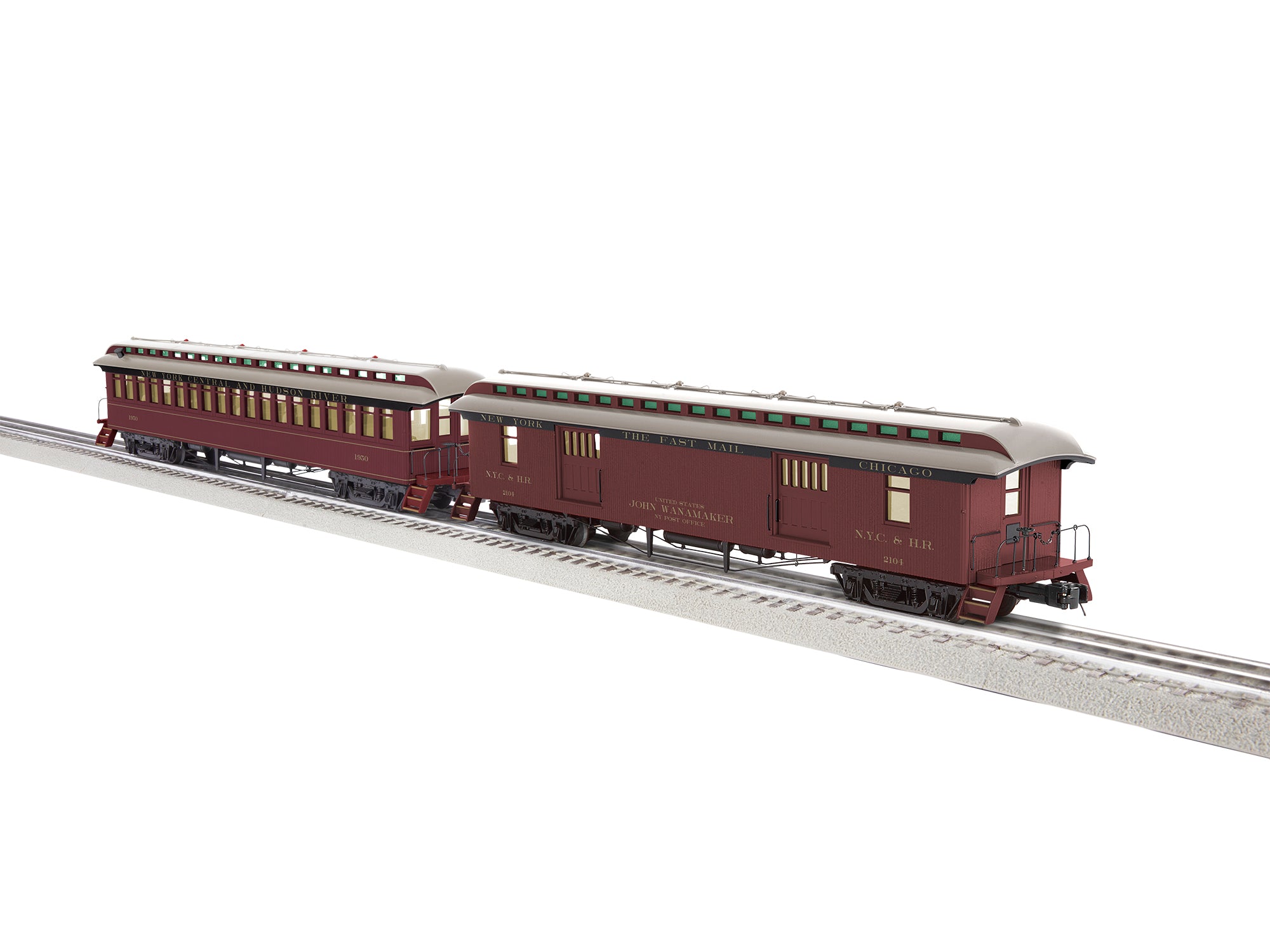 Lionel 2227430 - Wood Baggage/Coach "New York Central" (2-Car)