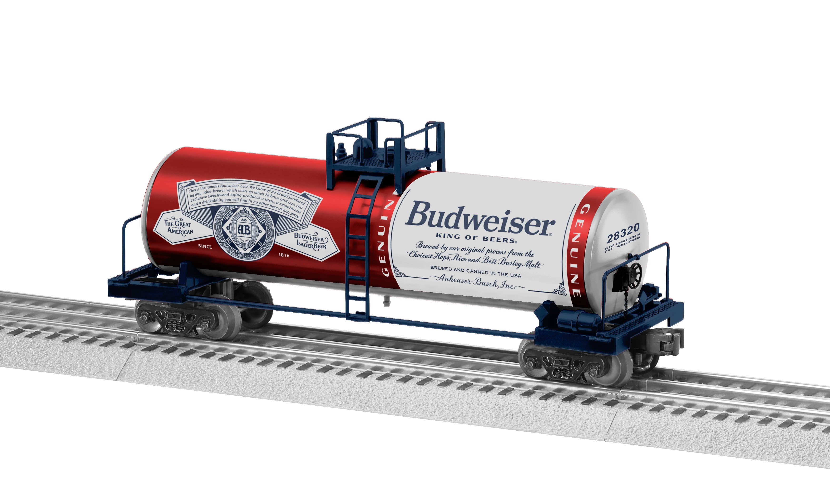 Lionel 2228320 - Anheuser-Busch - Tank Car "Budweiser"