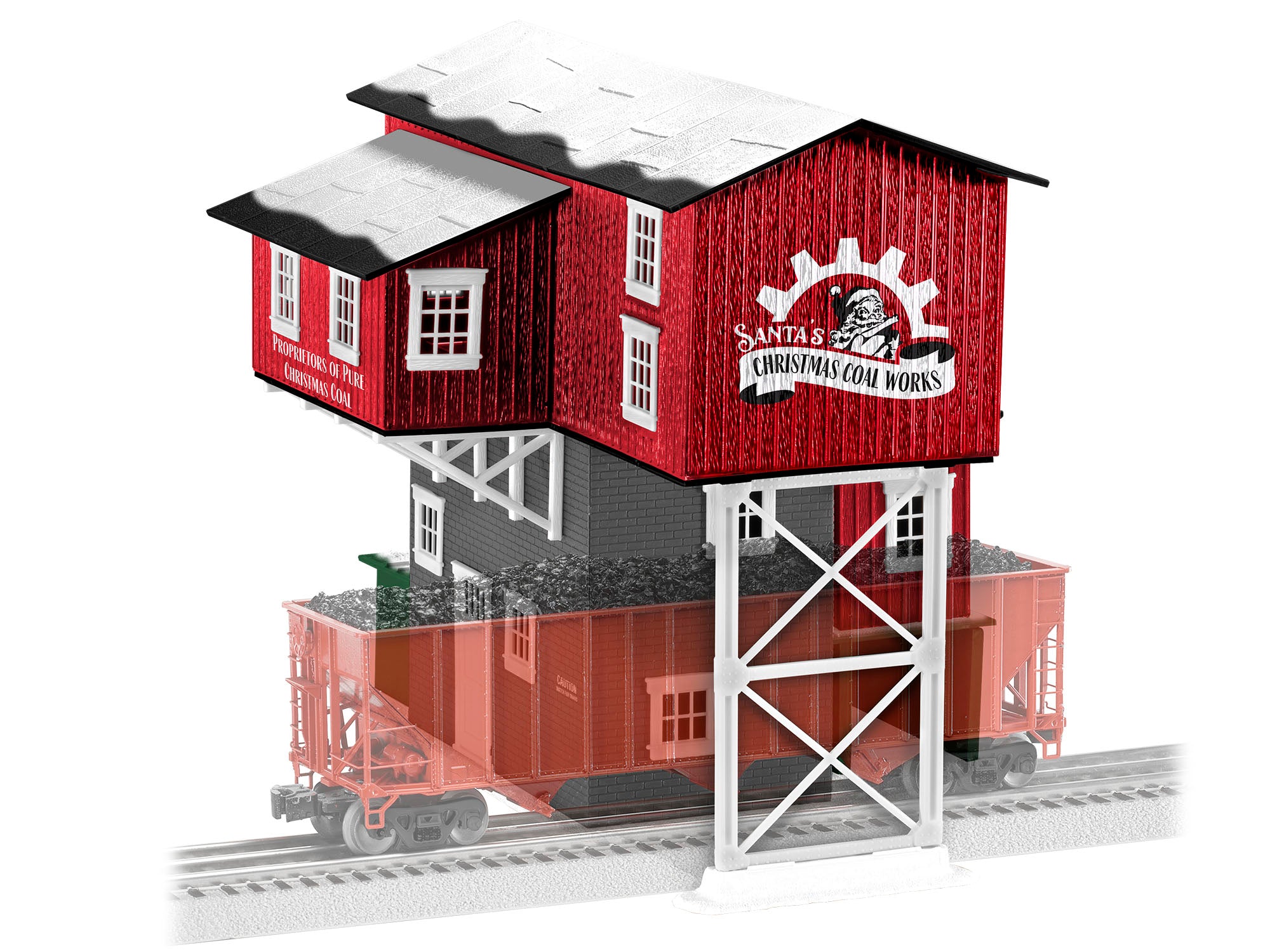 Lionel 2229320 - Coal Works Lighted Coaling Station "Christmas"